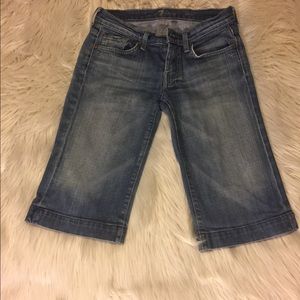 🌟7 FOR ALL MANKIND- “Dojo”Denim Shorts (Size 27)